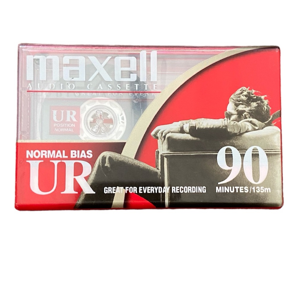 Maxell - Audio Cassette, Normal Bias, 90 Minutes